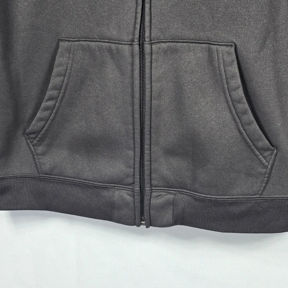 Under Armour Full Zip Hoodie Athletic Warm Up‎ Jacket Gray Small Gray Fleece